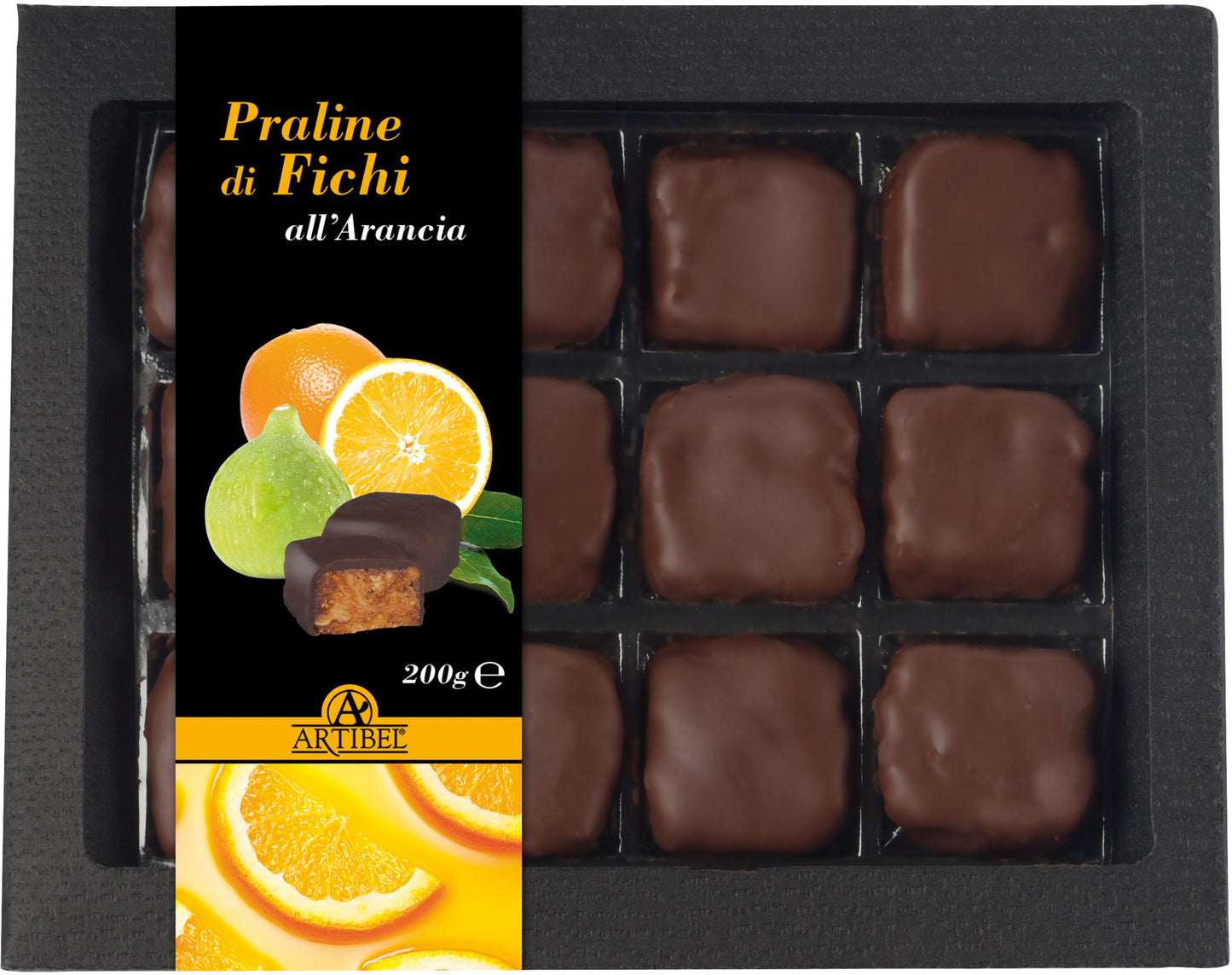 PRALINE DI FICHI "DOTTATO" ALLA ARANCIA 200g